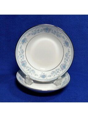 Noritake Blue Hill Dessert Bowls 5 1/2" Pattern 2482 Sauce Fruit Set of 2